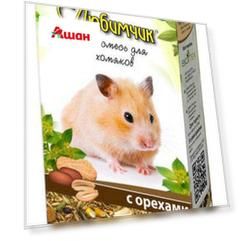 Корм для хомяков «Любимчик» зерносмесь с орехами, 400 г