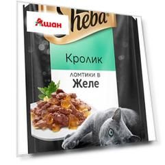 Корм для кошек Sheba кролик в желе, 85 г