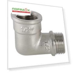 Уголок 1/2", г-ш, никель, STI