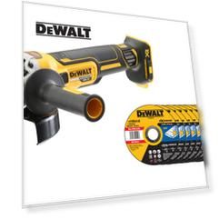 Комплект углошлифовальная машина DEWALT DCG405N-XJ и 25 отрезных кругов DT43902-QZ