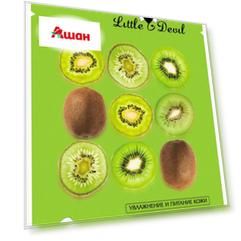 Маска для лица Little Devil Увлажняющая экстрактом киви тканевая, 21 г