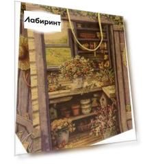 Пакет подарочный, крафт