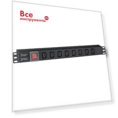 Блок розеток ExeGate ServerPro PDU-19H808 Al-8C13-C14-SW 280854