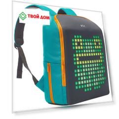 Рюкзак Pix Mini с LED дисплеем морской