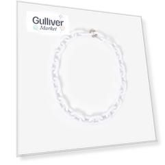 Цепь пластиковая белая Gulliver