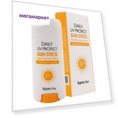 Солнцезащитный стик FarmStay daily uv protect sun stick spf50 pa++++