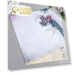 Бумага для скрапбукинга Чеширский кот "Алиса" 30.5х30.5 см, 190 г/м2