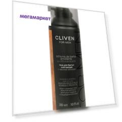 Пена для бритья Cliven For Men Смягчающая с авокадо 300 мл