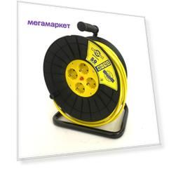 Удлинитель силовой MATEUS MS12204, 50м. на катушке