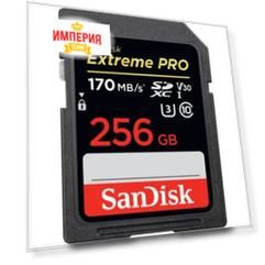 Карта памяти Sandisk SDXC 256GB SDSDXXY-256G-GN4IN Extreme Pro
