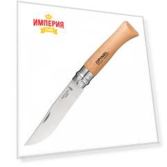 Нож походный Opinel N10 нержавеющая сталь, рукоять из бука (123100)