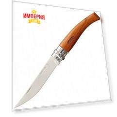 Нож походный Opinel Slim Bubinga N08 8VRI (000015) коричневый