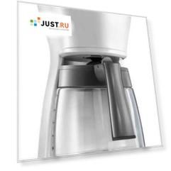Кофеварка капельная Delonghi ICM16210.WS 600Вт белый/серебристый