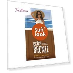 Салфетка-автозагар для лица и тела SUN LOOK для любого цвета кожи 1 шт