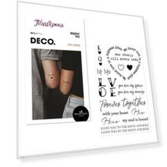 Набор переводных тату-слов DECO. by Miami tattoos love words