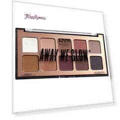 Палетка теней для век NYX PROFESSIONAL MAKEUP AWAY WE GLOW тон 01 Love beam