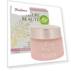 Крем для лица LA CURE BEAUTE глубоко увлажняющий с розой 50 мл