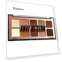 Палетка теней для век NYX PROFESSIONAL MAKEUP AWAY WE GLOW тон 02 Hooked on glow