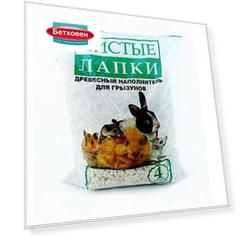 Наполнитель для грызунов Чистые лапки 4л