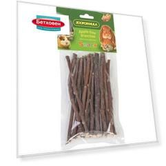 Лакомство для грызунов ZOOFORMULA Веточки яблони Apple-tree branches 100г