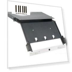 Шкаф оптический Panduit FCE1U 19" 1U выдвижной макс 4 кассеты QuickNet/FAP