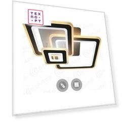 Управляемый светодиодный светильник Estares TRIPLEX SQUARE 124W S-700/600-WHITE/WHITE-220-IP44