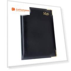 Ежедневник Letts LEXICON, недатированный, A5, белые страницы, черный