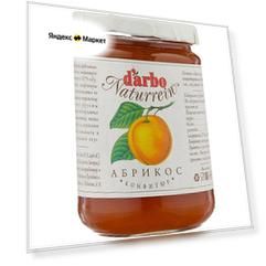 Конфитюр d'arbo Naturrein Абрикосы, банка, 450 г