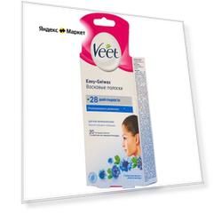 Полоски восковые Veet для чувствительной кожи 20 шт. - Reckitt Benckiser