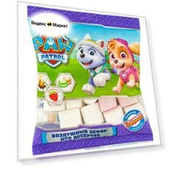Маршмеллоу Зефирюшки Paw Patrol для десертов, клубника, ванильный, 80 г