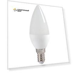 Лампа светодиодная ECO C35 свеча 7Вт, холодный свет, E14 IEK