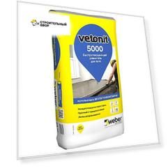 Ровнитель для пола Weber.Vetonit 5000 быстротвердеющий, 25 кг