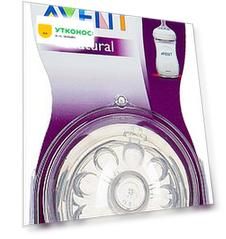 Соска Avent Philips Natural силиконовая с быстрым потоком 2шт