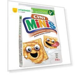 Завтрак готовый Cini Minis Безбашенные квадры с корицей 250 г
