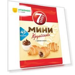 Круассан 7 Days мини с кремом какао 105 г