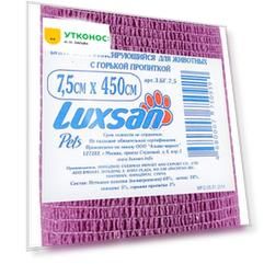 Бинт Luxsan Pets самофиксирующийся с горькой пропиткой для животных 7.5x450 см