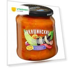 Рагу овощное Лукашинские закуски по-домашнему с баклажанами и чесноком 450г