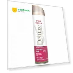 Лак для волос Wella Deluxe Luxurious Shine суперсильная фиксация 250 мл