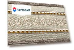 Керамическая плитка Rocersa Damasco Mold Beige бордюр 8x25