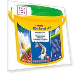 Корм SERA KOI ROYAL LARGE Staple Food for Large Koi гранулы для крупных кои 3,8л (700г)