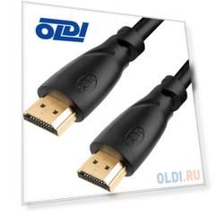 Greenconnect Кабель Premium 5.0m HDMI версия 2.0, Ultra HD 4K30 Hz, 3D, Ethernet 18.0 Гбит/с, OD8.0mm, 28/26 AWG, черный, GCR-HM312-5.0m