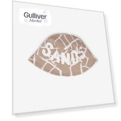 Панама с анималистичным принтом бежевая Gulliver