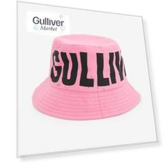 Панама с шрифтовым рисунком розовая Gulliver