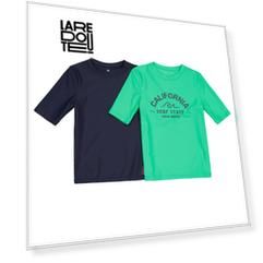 Комплект из двух пляжных футболок LA REDOUTE COLLECTIONS