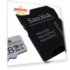 Карта памяти SanDisk microSDHC 128GB SDSQQNR-128G-GN6IA High Endurance ( + adapter)