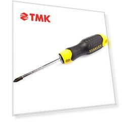 Отвертка крестовая Stanley Cushion Grip PH1х75мм 0-64-932