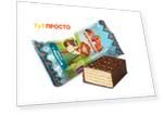 Конфеты три богатыря вафельные с молоком конти