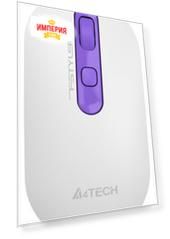Компьютерная мышь A4Tech Fstyler FG20S Tulip белый/фиолетовый