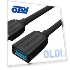 Кабель удлинительный USB 3.0 AM-AF 0.5м Vention VAS-A45-B050 черный