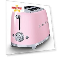 Тостер Smeg TSF01PKEU розовый